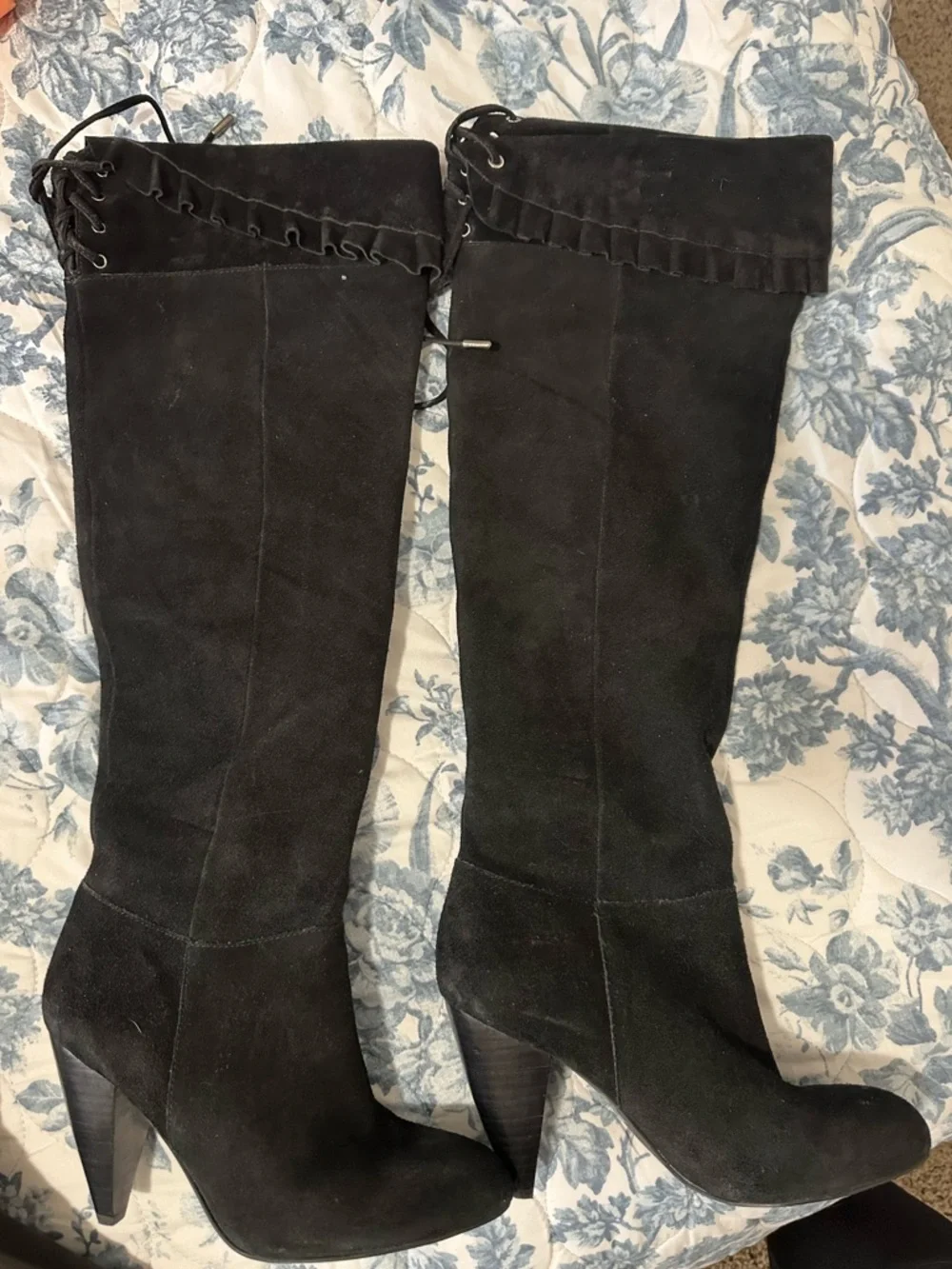 BCDG generation Black Suede Knee-High Women’s Boots